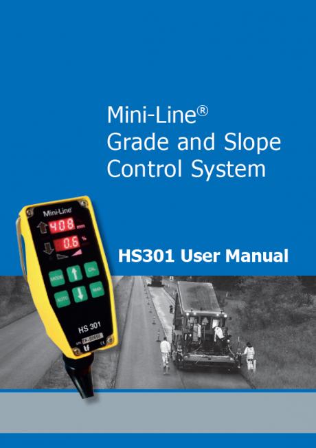 Mini-Line Grade & Slope Control System G224 G221 HS301